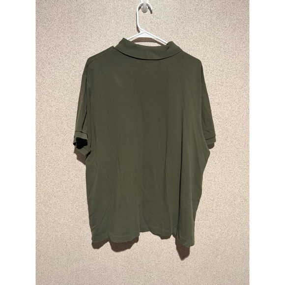 Lacoste Classic Fit Polo Shirt Olive Green Mens 3XL Short Sleeve Cotton - Picture 9 of 9